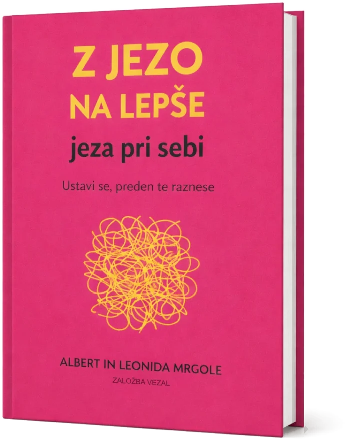 Knjiga Z jezo na lepše - jeza pri sebi, Albert in Leonida Mrgole